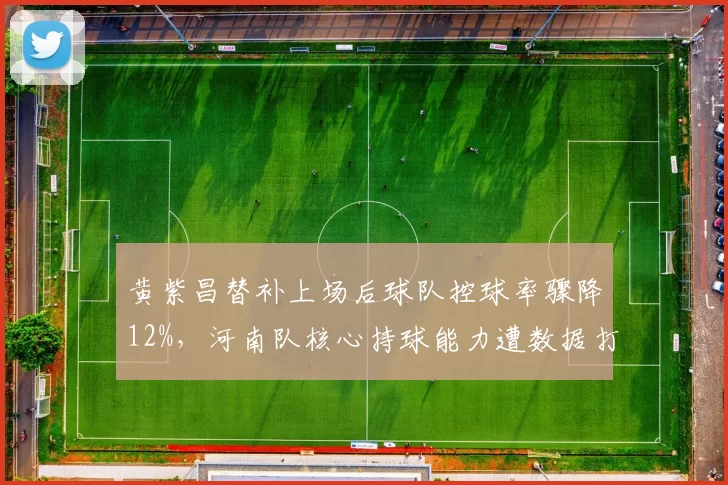 黄紫昌替补上场后球队控球率骤降12%,河南队核心持球能力遭数据打脸