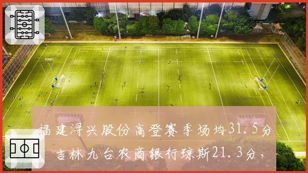 福建浔兴股份高登赛季场均31.5分,吉林九台农商银行琼斯21.3分,外援个人得分与团队贡献差异