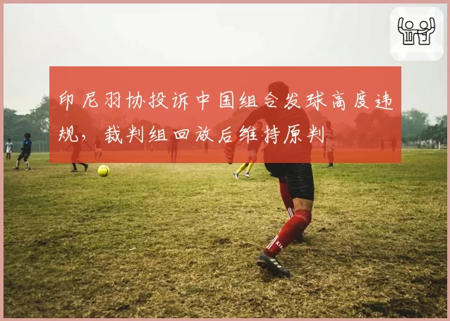 印尼羽协投诉中国组合发球高度违规,裁判组回放后维持原判
